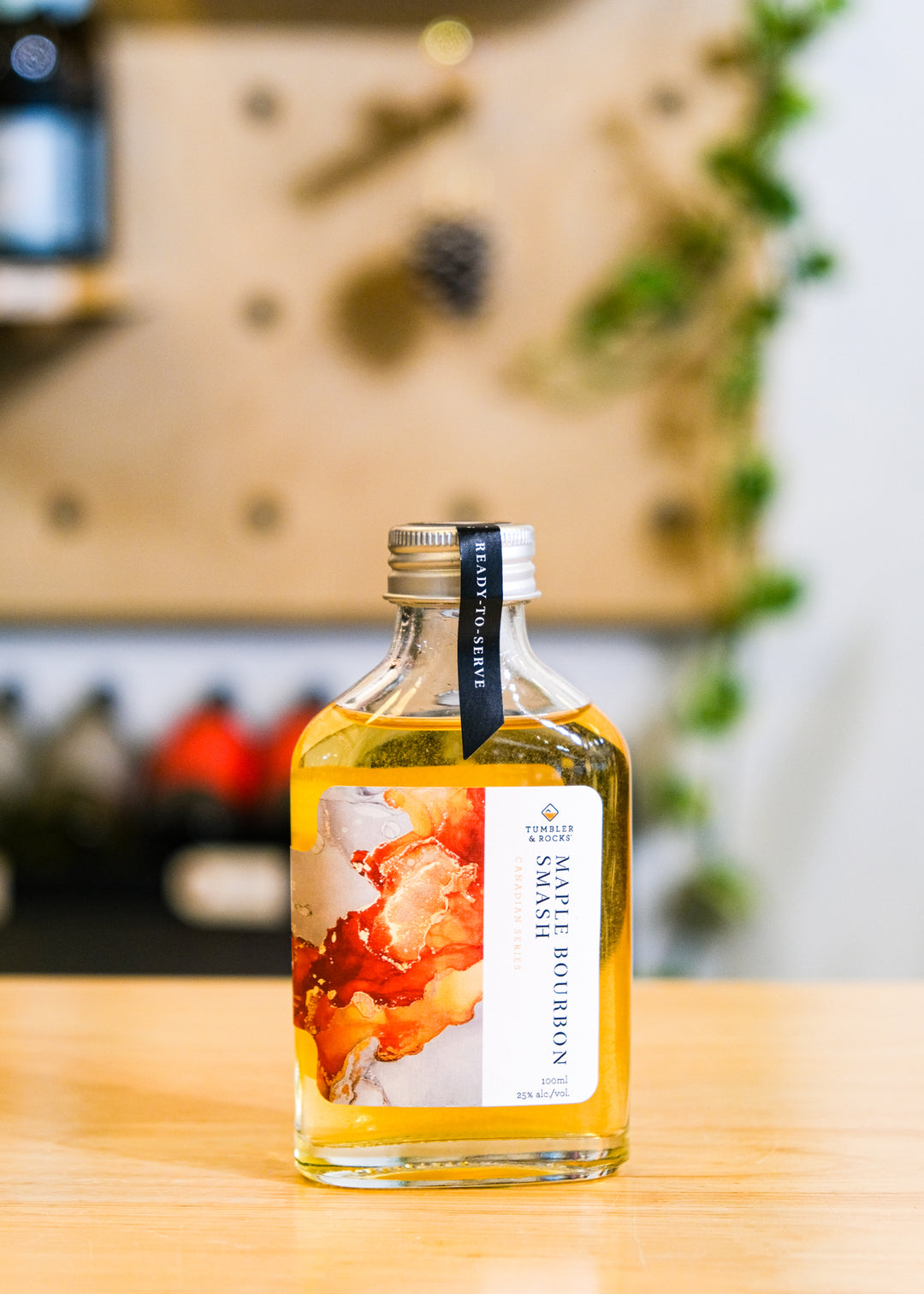 MAPLE BOURBON SMASH | Tumbler & Rocks