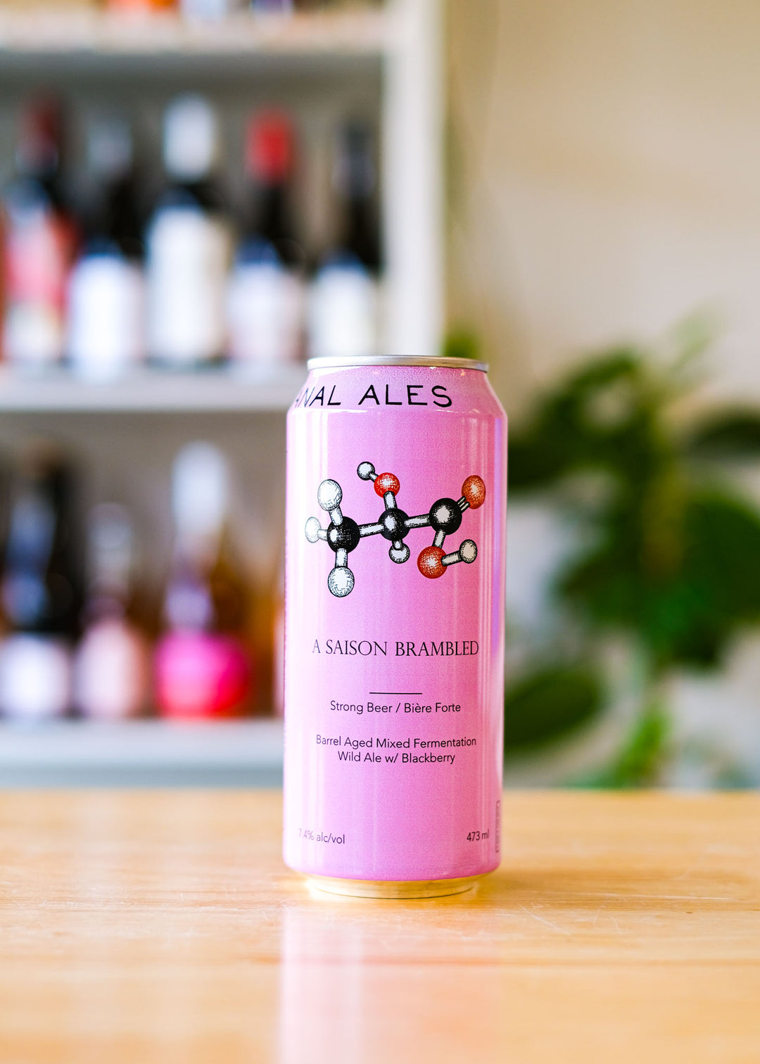 A SAISON BRAMBLED | Barrel Aged Mixed Fermentation Wild Ale w/ Blackberry