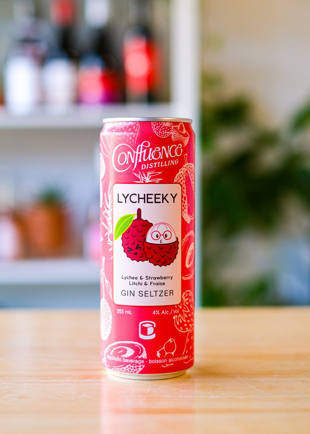 LYCHEEKY | Lychee & Strawberry Gin Seltzer