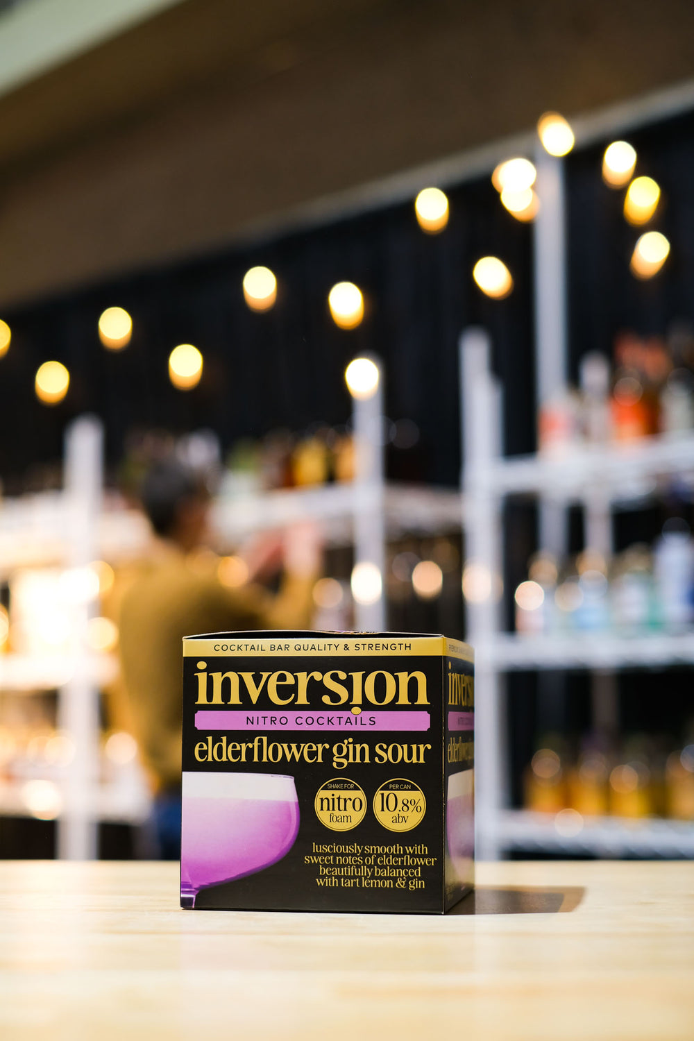 ELDERFLOWER GIN SOUR | Inversion Nitro Cocktail