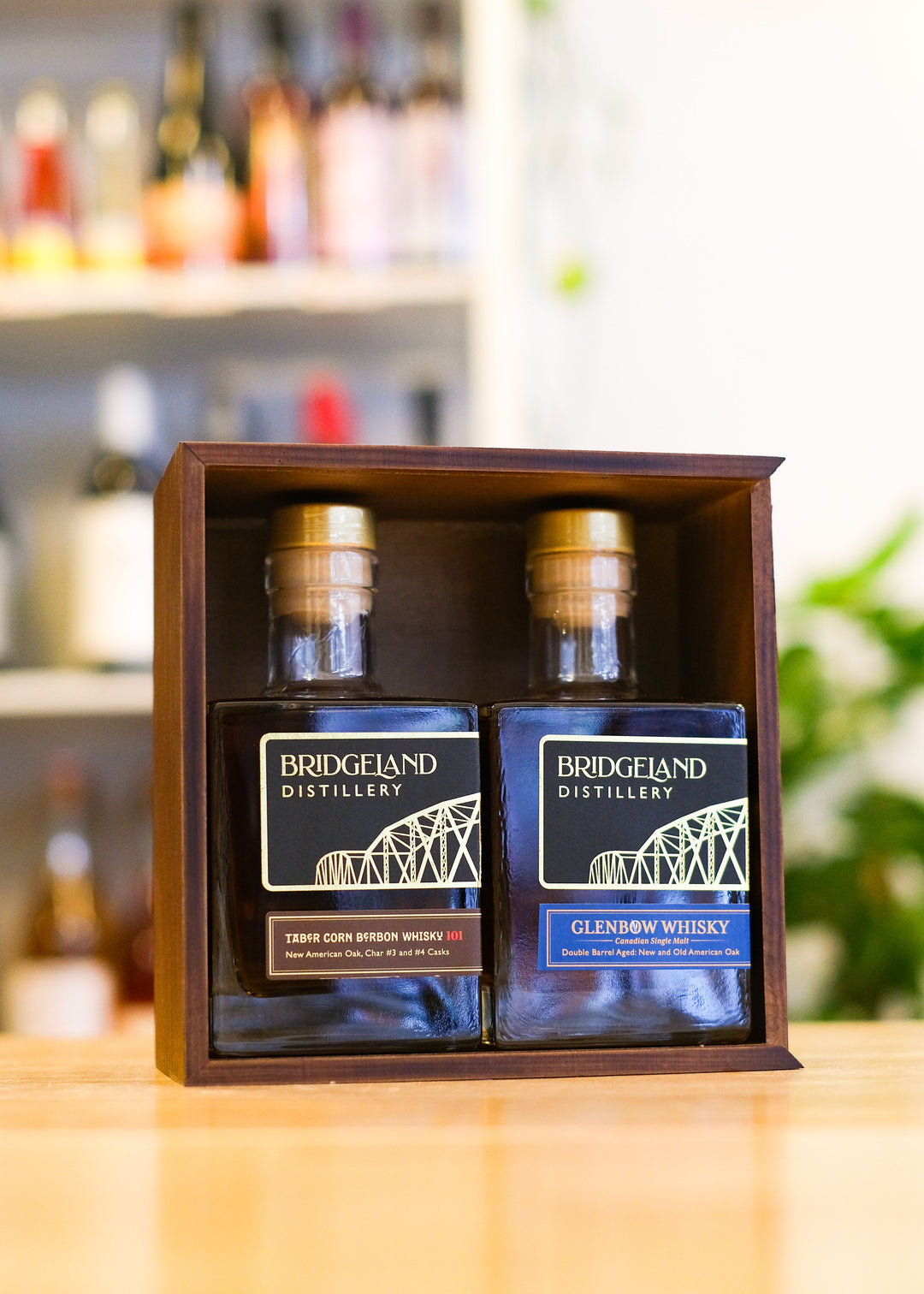Bridgeland Whisky Wooden Box Set