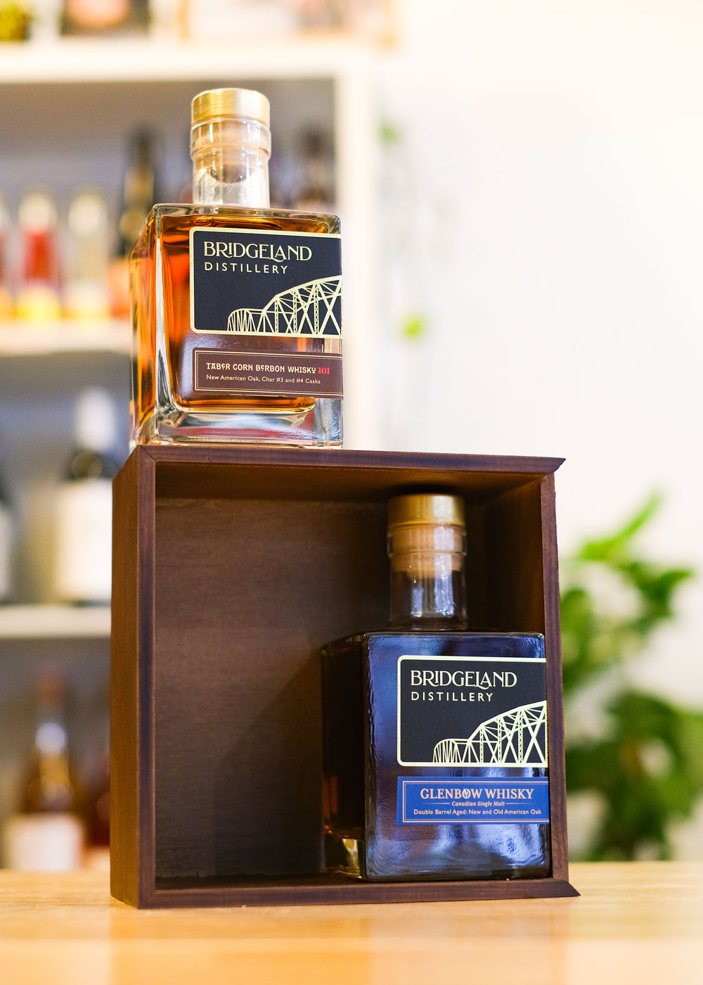 Bridgeland Whisky Wooden Box Set