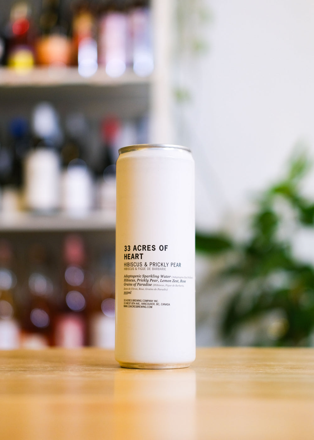 33 ACRES OF HEART | Hibiscus & Prickly Pear Adaptogenic Sparkling Water