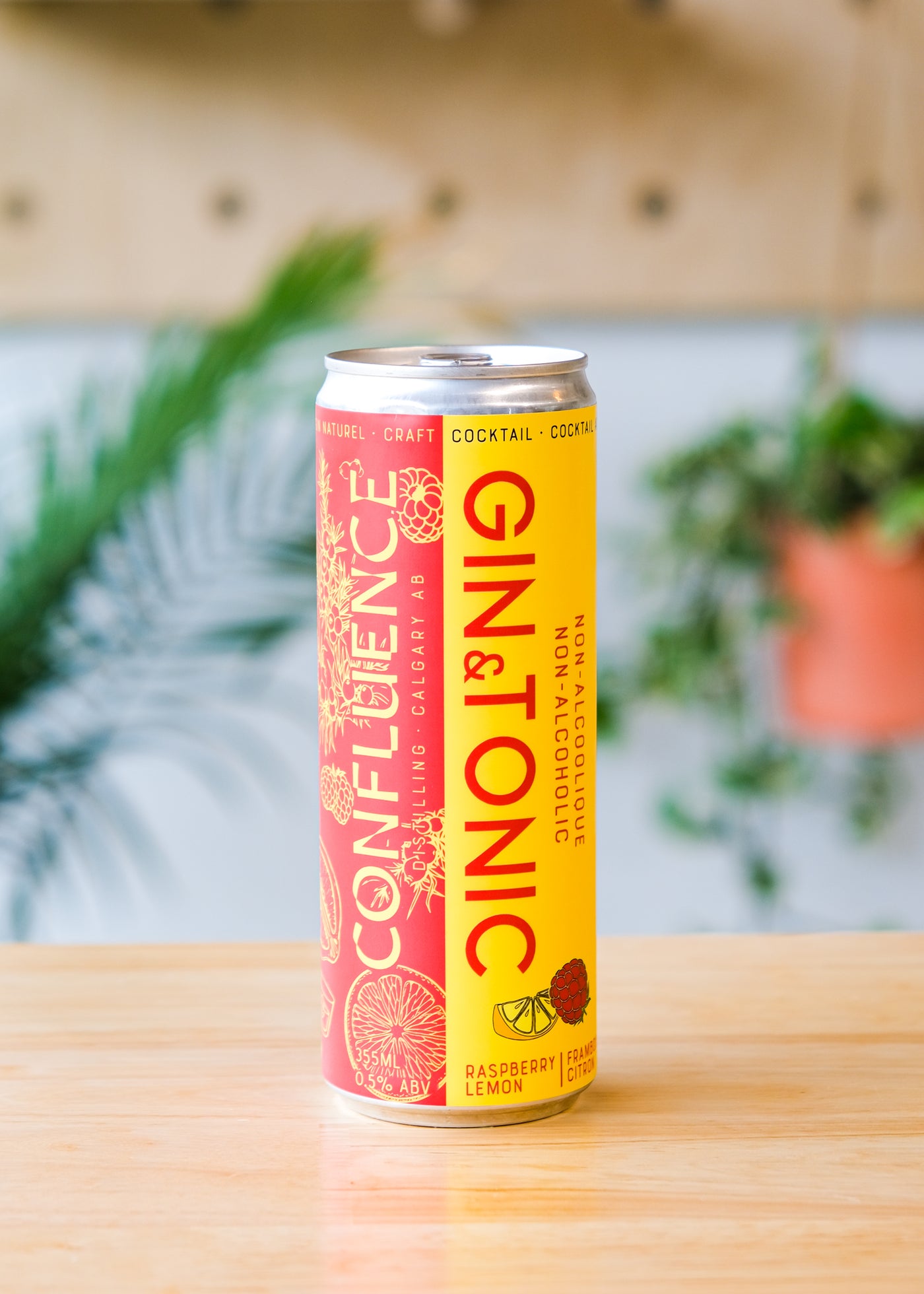 GIN & TONIC | Raspberry Lemon Non-Alcoholic Cocktail